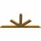 Ekena Millwork Saratoga Rough Sawn Timber Gable Bracket, Western Red Cedar, 60"W x 27"H x 2"D x 4"F, 11/12 Pitch GBW060X27X0204SAR00RWR - alternate 4